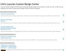 Tablet Screenshot of lifesluxuries.blogspot.com