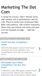 Mobile Screenshot of marketingthedotcom.blogspot.com