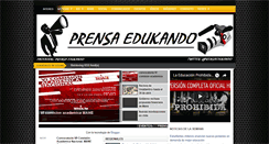 Desktop Screenshot of prensaedukando.blogspot.com