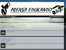 Tablet Screenshot of prensaedukando.blogspot.com