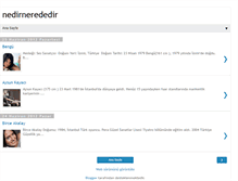 Tablet Screenshot of nedirnerededir.blogspot.com