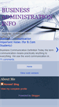 Mobile Screenshot of businessadministrationinfo.blogspot.com