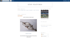 Desktop Screenshot of etsy-features.blogspot.com