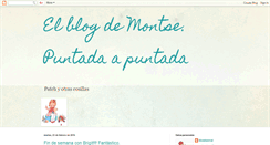 Desktop Screenshot of elblogdemontsepuntadaapuntada.blogspot.com