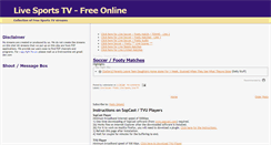 Desktop Screenshot of livesportstv.blogspot.com