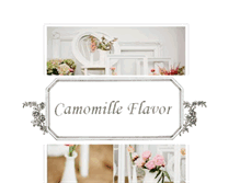 Tablet Screenshot of camomilleflavor.blogspot.com