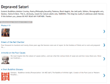 Tablet Screenshot of depravedsatori.blogspot.com