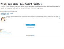 Tablet Screenshot of new-weight-loss-diets.blogspot.com