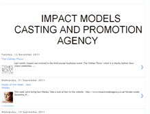 Tablet Screenshot of impactmodelsagency.blogspot.com