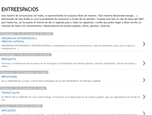 Tablet Screenshot of entrespacios.blogspot.com