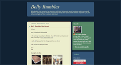 Desktop Screenshot of bellyrumbles.blogspot.com
