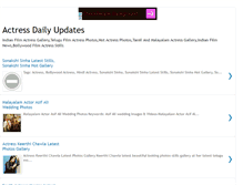 Tablet Screenshot of actressdailyupdates.blogspot.com