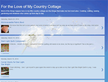 Tablet Screenshot of lovemycountrycottage.blogspot.com