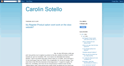 Desktop Screenshot of carolinsotello.blogspot.com