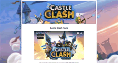 Desktop Screenshot of castleclashhack.blogspot.com