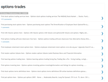 Tablet Screenshot of options-trades.blogspot.com