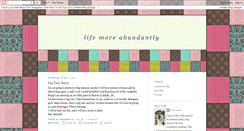 Desktop Screenshot of annamarie-lifemoreabundantly.blogspot.com