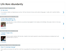 Tablet Screenshot of annamarie-lifemoreabundantly.blogspot.com