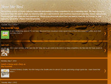 Tablet Screenshot of beermebro21.blogspot.com