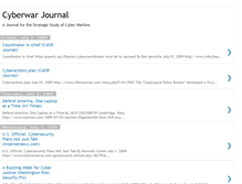 Tablet Screenshot of cyberwarjournal.blogspot.com