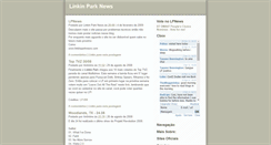 Desktop Screenshot of linkinparknewsbr.blogspot.com