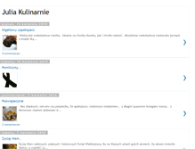 Tablet Screenshot of julia-kulinarnie.blogspot.com