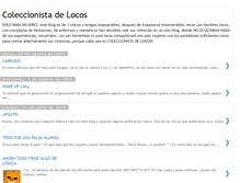 Tablet Screenshot of coleccionistadelocos.blogspot.com