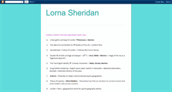 Desktop Screenshot of lornasheridan.blogspot.com