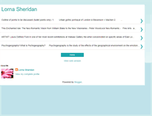 Tablet Screenshot of lornasheridan.blogspot.com