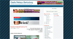 Desktop Screenshot of gadis-melayu-bertudung.blogspot.com