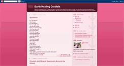 Desktop Screenshot of earthhealingcrystals.blogspot.com