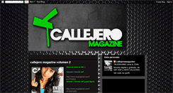 Desktop Screenshot of callejeromagazine.blogspot.com