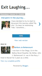 Mobile Screenshot of exitlaughing.blogspot.com