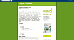 Desktop Screenshot of englishliterature123.blogspot.com