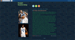 Desktop Screenshot of dwight-howard.blogspot.com