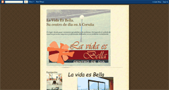 Desktop Screenshot of cdlavidaesbella.blogspot.com