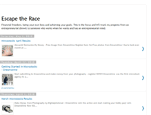 Tablet Screenshot of escapetherace2.blogspot.com