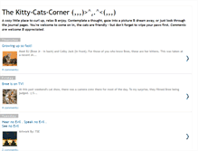 Tablet Screenshot of kitty-cats-corner.blogspot.com