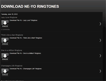 Tablet Screenshot of download-ne-yo-ringtones.blogspot.com