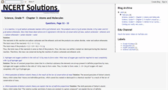 Desktop Screenshot of ncert-solutions.blogspot.com