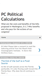 Mobile Screenshot of pc-political-calculations.blogspot.com