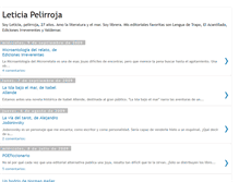 Tablet Screenshot of leticiapelirroja.blogspot.com