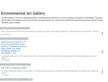 Tablet Screenshot of environmentalartgallery.blogspot.com