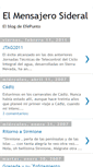 Mobile Screenshot of elmensajerosideral.blogspot.com