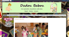 Desktop Screenshot of dadou-babou.blogspot.com