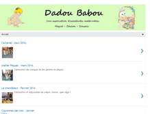 Tablet Screenshot of dadou-babou.blogspot.com