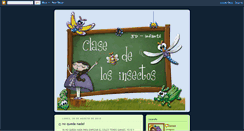 Desktop Screenshot of clasedelosinsectos.blogspot.com
