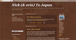 Desktop Screenshot of nicktojapan.blogspot.com