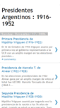 Mobile Screenshot of presidentesargentinos.blogspot.com