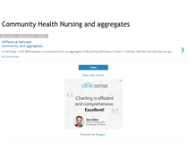 Tablet Screenshot of communityandaggregates.blogspot.com